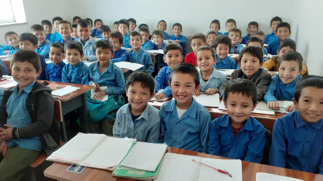 Students learning together in a classroom